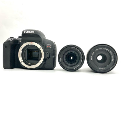 【全額返金保証】【最速発送】Canon デジタル一眼 EOS Kiss X9i ダブルズームキット ブラック 動作確認済