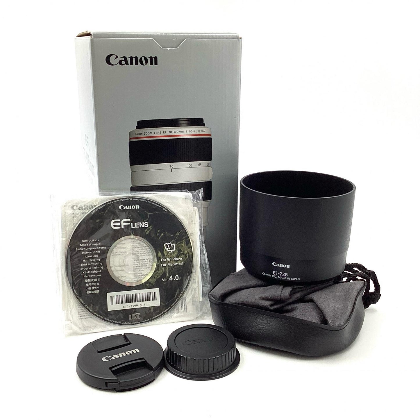 【全額返金保証】【最速発送】Canon EF70-300mm F4-5.6L IS USM 超美品 動作確認済