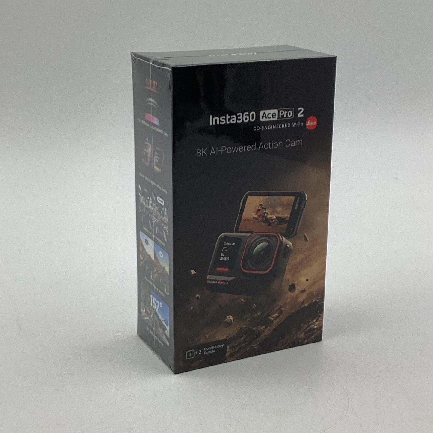【全額返金保証】【最速発送】Insta360 Ace Pro 2 デュアルバッテリーキット [ブラック] 新品未開封 即納OK