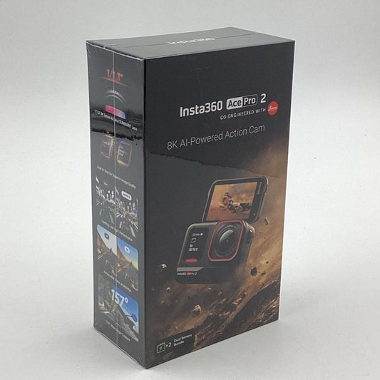 【全額返金保証】【最速発送】Insta360 Ace Pro 2 デュアルバッテリーキット [ブラック] 新品未開封 即納OK