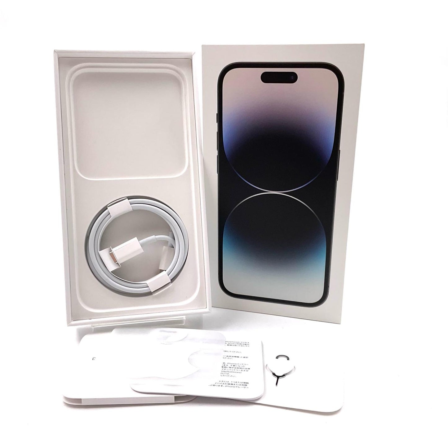 【全額返金保証】【最速発送】Apple iPhone iPhone 14 Pro 128GB スペースブラック docomo 白ロム 動作確認済 80%
