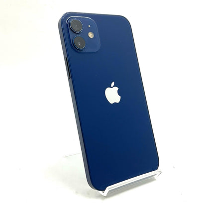 【全額返金保証】【最速発送】Apple iPhone iPhone 12 128GB ブルー au 白ロム 動作確認済 77%