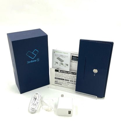 【全額返金保証】【最速発送】ASUS Zenfone5 64GB MIDNITE BLUE X00QD 白ロム 動作確認済