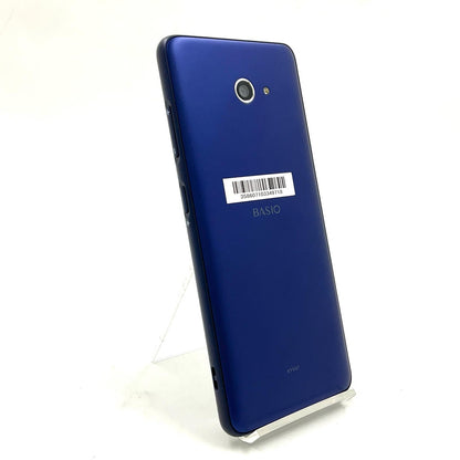 【全額返金保証】【最速発送】京セラ BASIO 4 32GB ロイヤルブルー au KYV47 白ロム 超美品 動作確認済