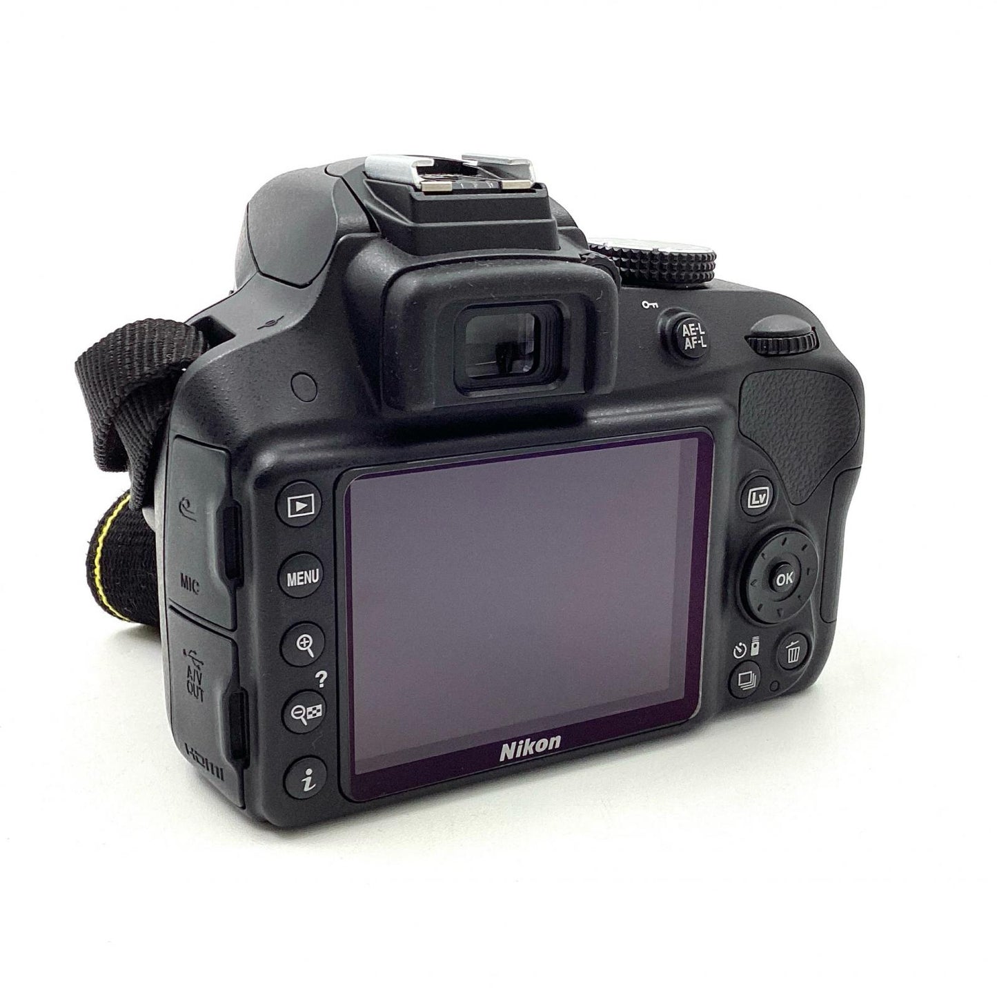 【全額返金保証】【最速発送】Nikon デジタル一眼 D3300 18-55 VRII レンズキット ブラック 美品 動作確認済