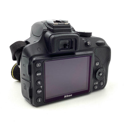 【全額返金保証】【最速発送】Nikon デジタル一眼 D3300 18-55 VRII レンズキット ブラック 美品 動作確認済