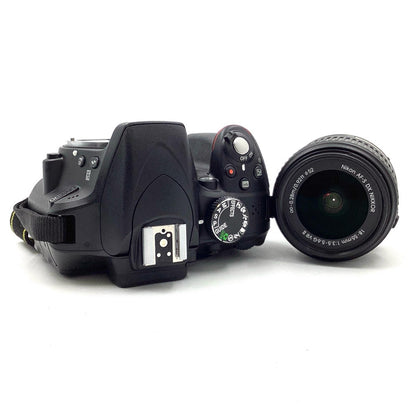【全額返金保証】【最速発送】Nikon デジタル一眼 D3300 18-55 VRII レンズキット ブラック 美品 動作確認済