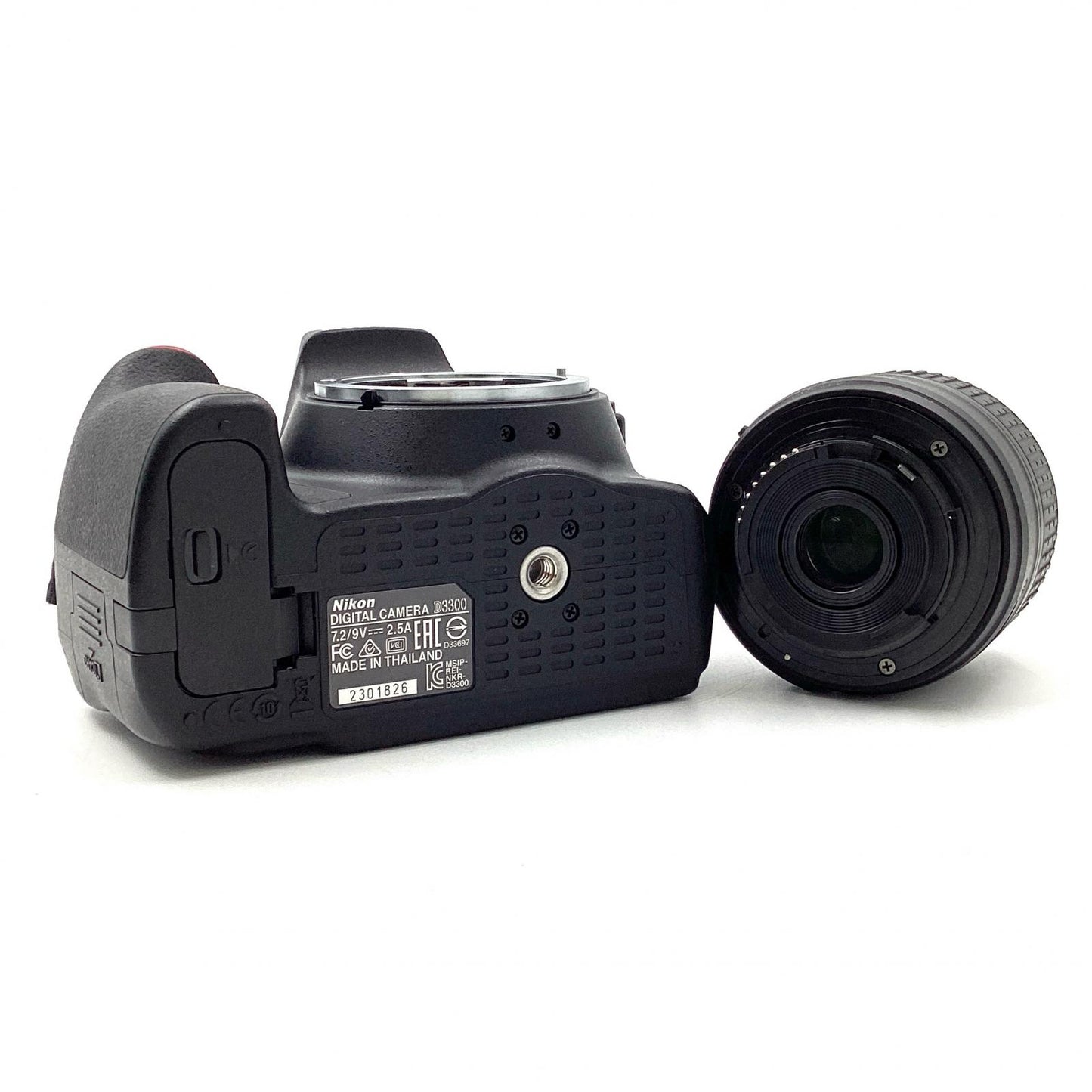 【全額返金保証】【最速発送】Nikon デジタル一眼 D3300 18-55 VRII レンズキット ブラック 美品 動作確認済