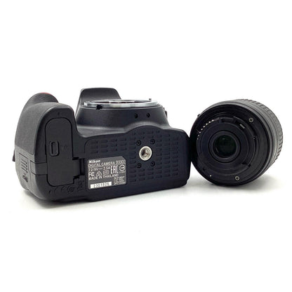 【全額返金保証】【最速発送】Nikon デジタル一眼 D3300 18-55 VRII レンズキット ブラック 美品 動作確認済