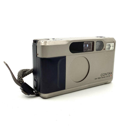 【全額返金保証】【最速発送】CONTAX T2 チタンシルバー 動作確認済
