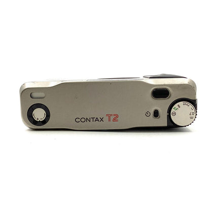 【全額返金保証】【最速発送】CONTAX T2 チタンシルバー 動作確認済
