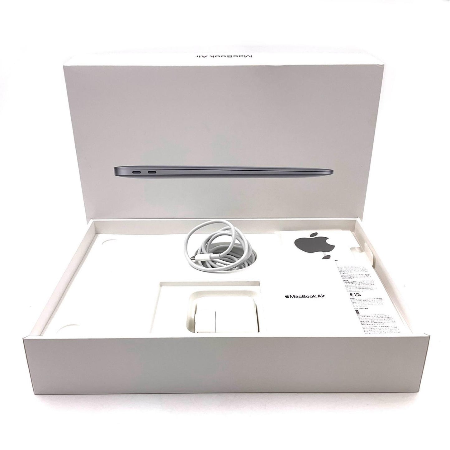 【全額返金保証】【最速発送】Apple MacBook Air 13.3インチ 2020 Apple M1 8GB SSD 256GB スペースグレイ 96% 美品 動作確認済