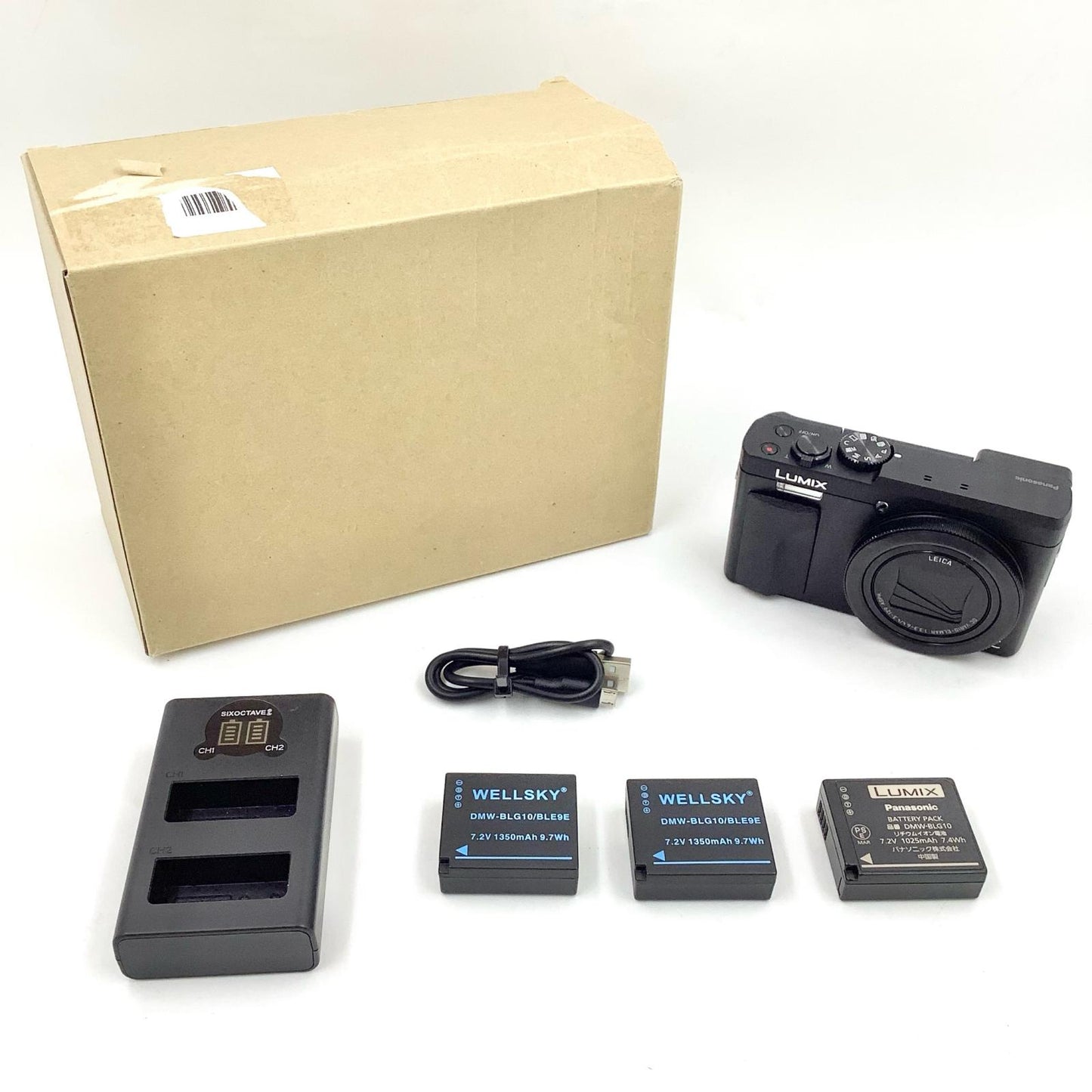 【全額返金保証】【最速発送】Panasonic コンパクトデジタルカメラ LUMIX DC-TZ90 ブラック 美品 動作確認済