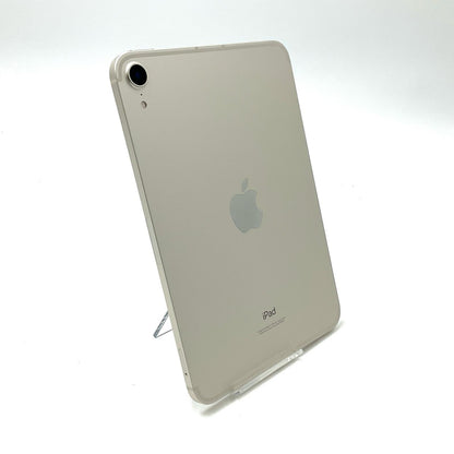【全額返金保証】【最速発送】Apple iPad mini 8.3インチ 第6世代 64GB スターライト WiFi+Cellular Softbank 超美品 動作確認済