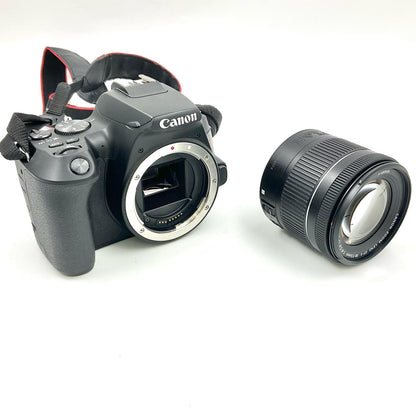 【全額返金保証】【最速発送】Canon デジタル一眼 EOS Kiss X10 EF-S18-55 IS STM レンズキット [ブラック] ブラック 美品 動作確認済