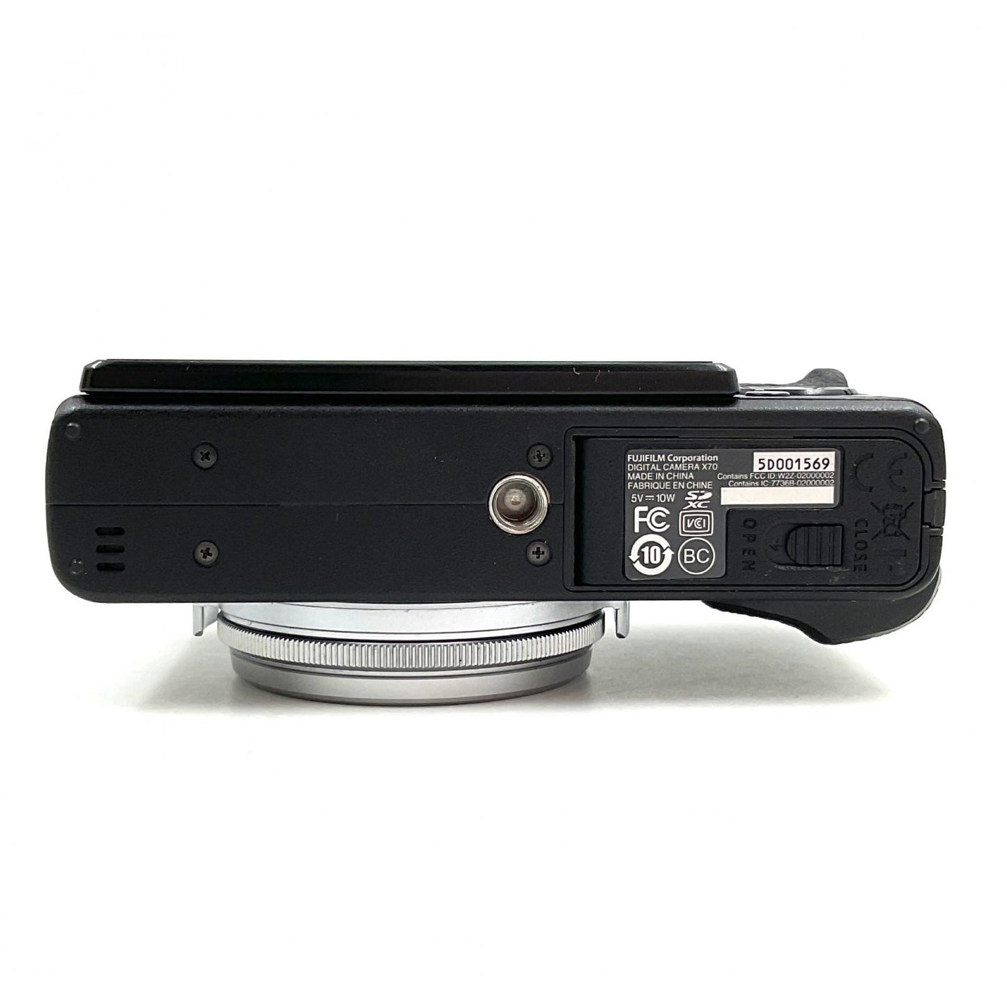 【全額返金保証】【最速発送】FUJIFILM コンパクトデジタルカメラ X70 シルバー 美品 動作確認済