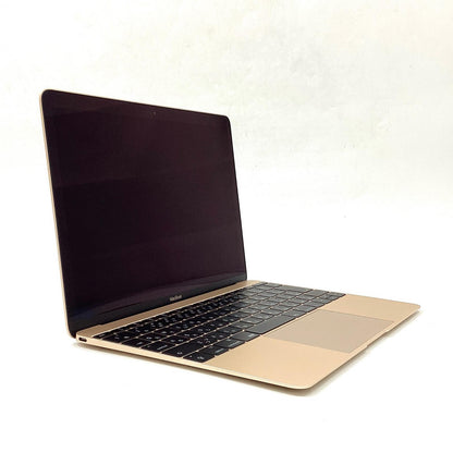 【全額返金保証】【最速発送】Apple MacBook 12インチ 2017 1.3GHz Intel Core i5 16GB SSD 512GB ゴールド 88.8% 動作確認済