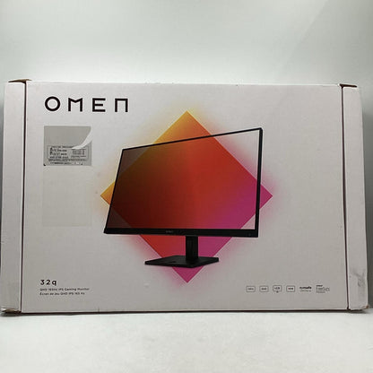 【全額返金保証】【最速発送】HP 32Q QHD 165Hz ゲーミングモニター N31245-001 31.5インチ 動作確認済