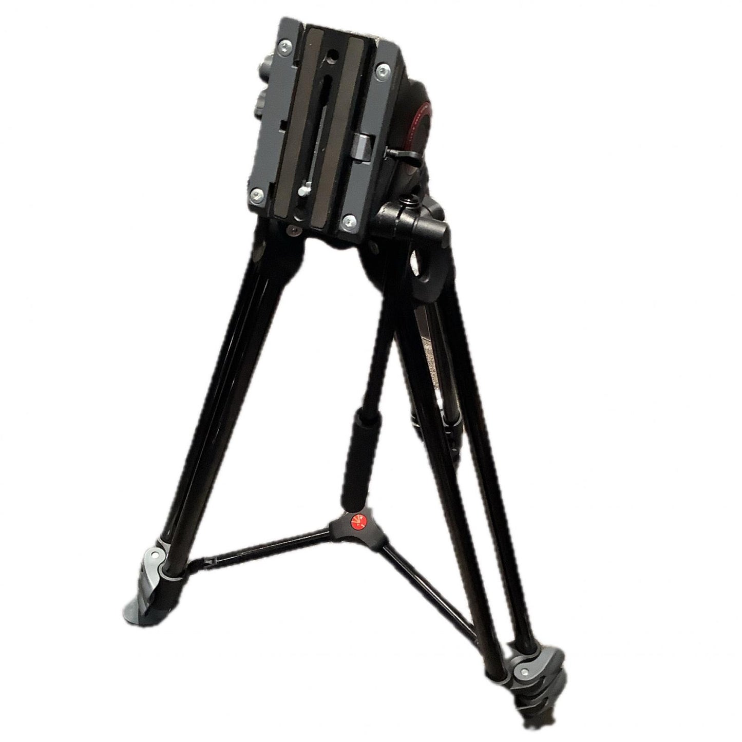 【全額返金保証】【最速発送】Manfrotto 伸縮式ツインアルミ三脚 MVT502AM ＋ プロフルードビデオ雲台60mm MVH500A 美品 動作確認済