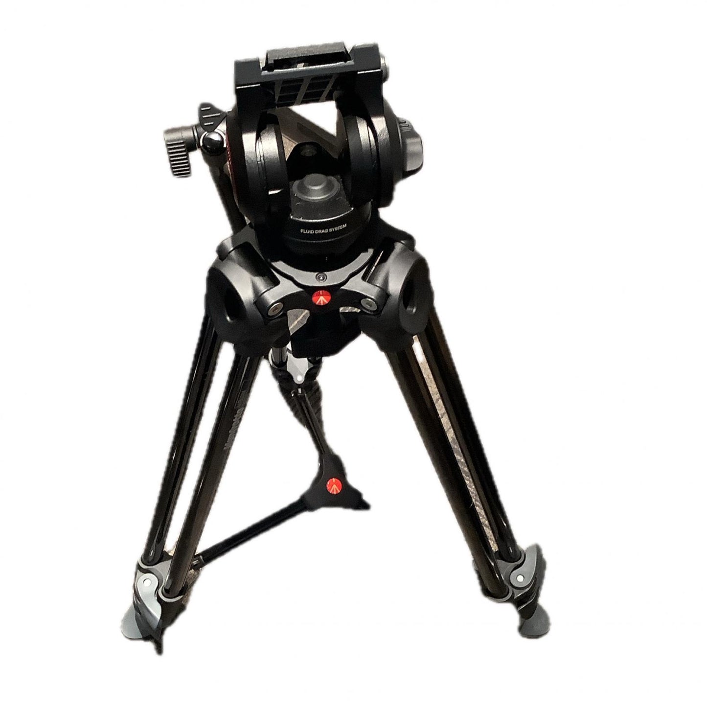【全額返金保証】【最速発送】Manfrotto 伸縮式ツインアルミ三脚 MVT502AM ＋ プロフルードビデオ雲台60mm MVH500A 美品 動作確認済