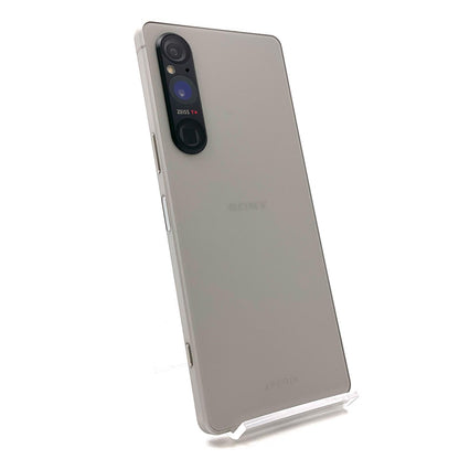 【全額返金保証】【最速発送】Sony Xperia 1 V 512GB プラチナシルバー SIMフリー XQ-DQ44 白ロム 超美品 動作確認済