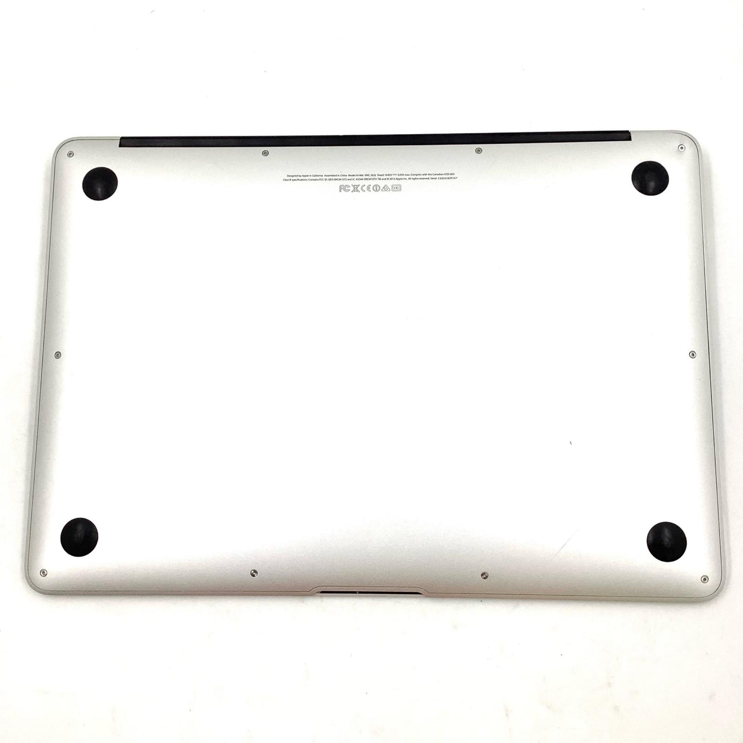【最速発送】Apple MacBook Air 13インチ 2013 デュアルコア intel core i5 4GB SSD 128GB シルバー 61.8%【難有】
