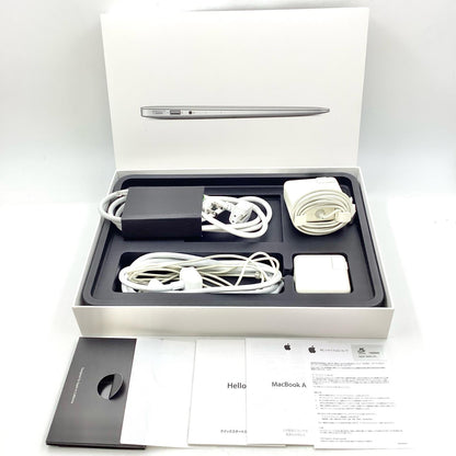 【最速発送】Apple MacBook Air 13インチ 2013 デュアルコア intel core i5 4GB SSD 128GB シルバー 61.8%【難有】