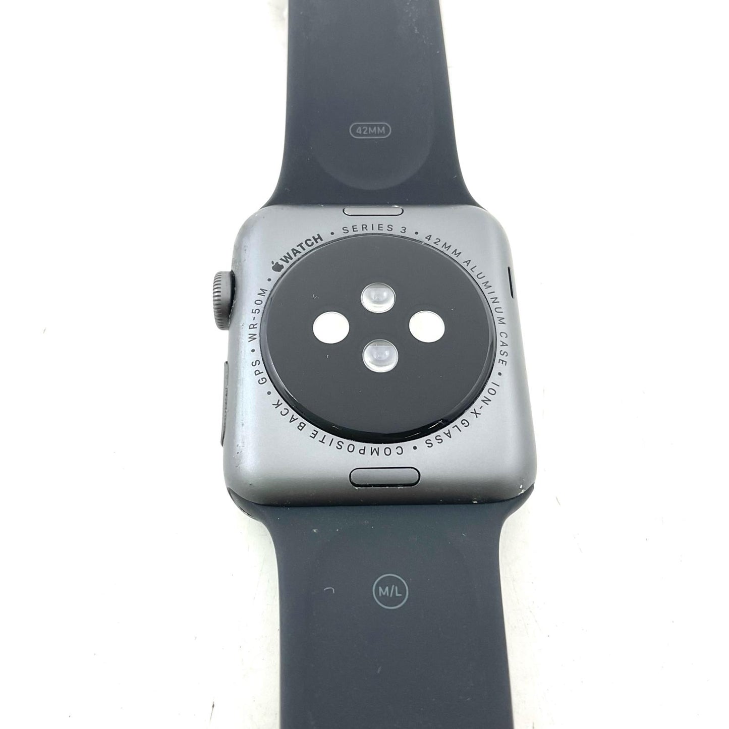 【全額返金保証】【最速発送】Apple Watch Series 3 アルミニウム 42mm GPS 93% 動作確認済