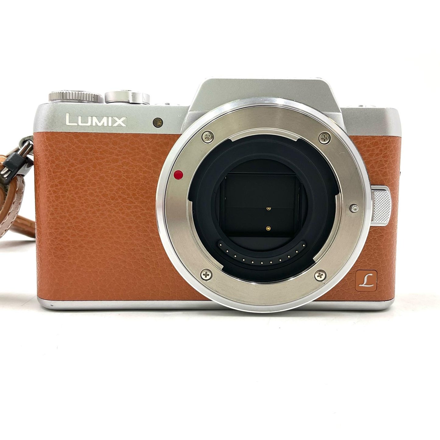 【全額返金保証】【最速発送】Panasonic デジタル一眼 LUMIX DMC-GF7 ボディ ブラウン 動作確認済