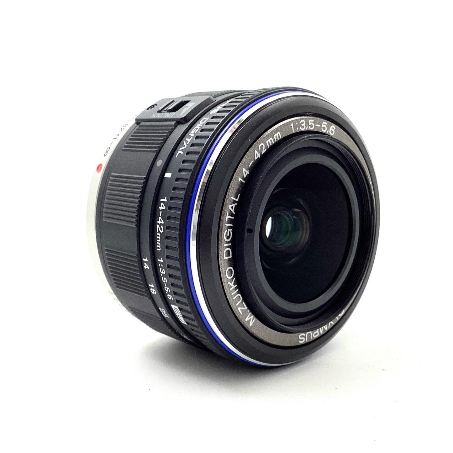 【全額返金保証】【最速発送】OLYMPUS M.ZUIKO DIGITAL ED 14-42mm F3.5-5.6 ブラック 美品 動作確認済