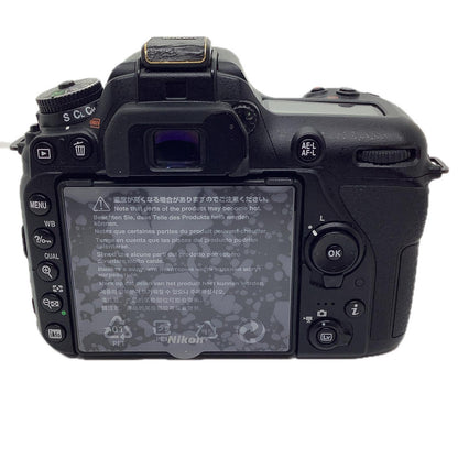 【全額返金保証】【最速発送】Nikon デジタル一眼 D7500 ボディ ブラック 動作確認済