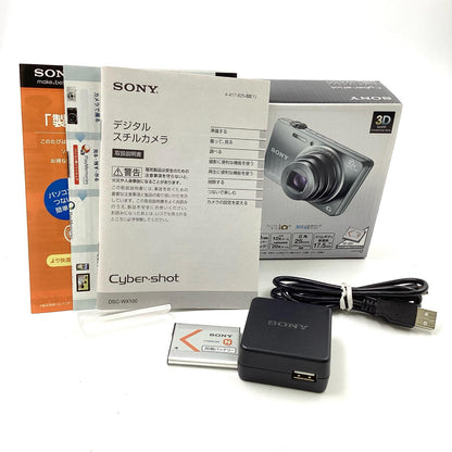 【全額返金保証】【最速発送】Sony コンパクトデジタルカメラ サイバーショット DSC-WX100 (B) [ブラック] 動作確認済