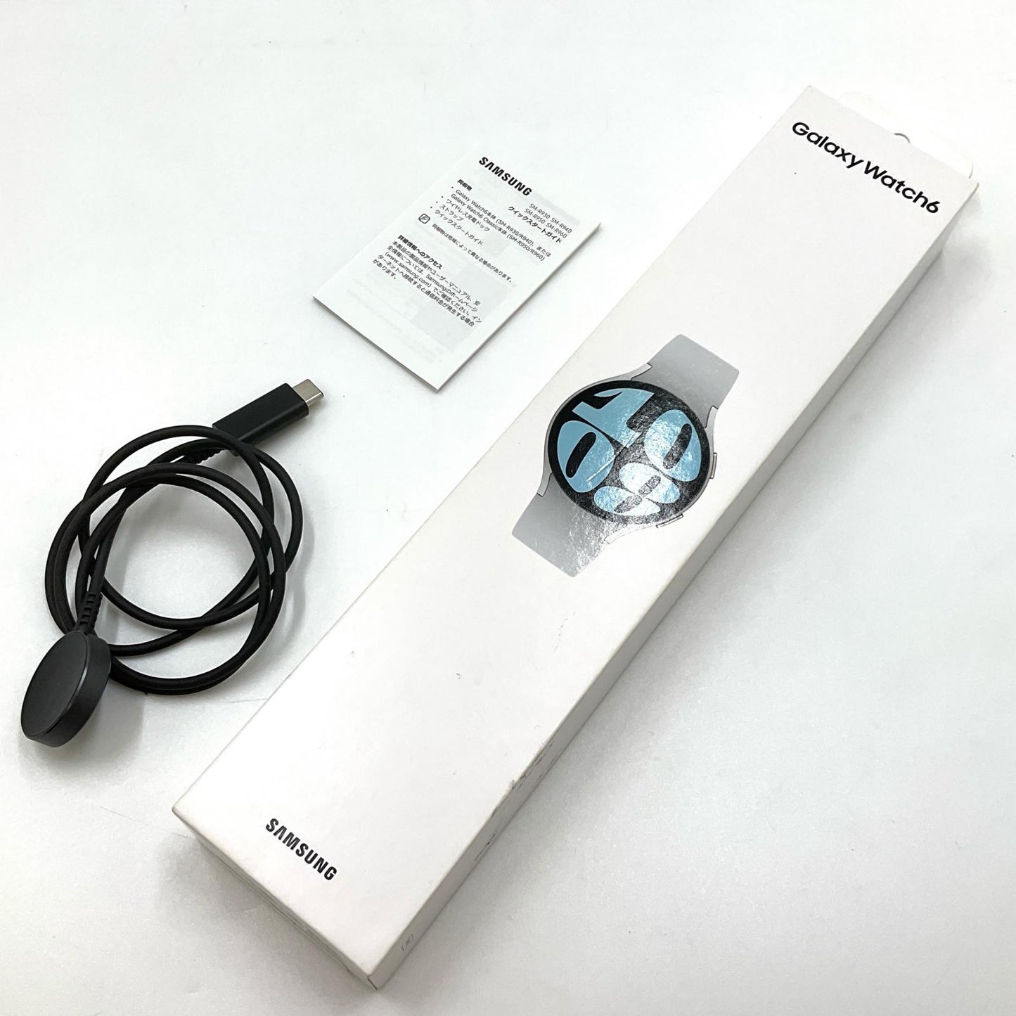【全額返金保証】【最速発送】SAMSUNG Galaxy Watch6 44mm GPS シルバー SM-R940 動作確認済