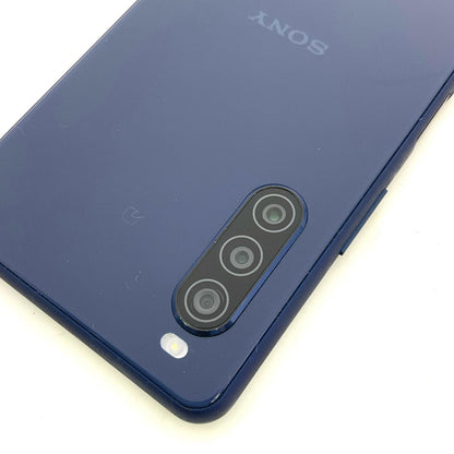 【全額返金保証】【最速発送】Sony Xperia 10 II 64GB ブルー docomo SO-41A 白ロム 動作確認済
