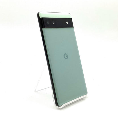【全額返金保証】【最速発送】Google Pixel 6a 128GB Sage SIMフリー GB17L 白ロム 動作確認済
