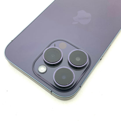 【全額返金保証】【最速発送】Apple iPhone iPhone 14 Pro 128GB ディープパープル SIMフリー 白ロム 動作確認済 85%