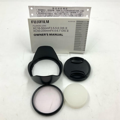 【全額返金保証】【最速発送】FUJIFILM フジノンレンズ XC16-50mmF3.5-5.6 OIS II [ブラック] 動作確認済