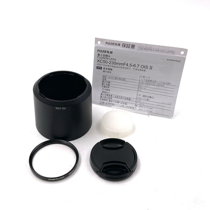 【全額返金保証】【最速発送】FUJIFILM フジノンレンズ XC50-230mmF4.5-6.7 OIS II [ブラック] 美品 動作確認済
