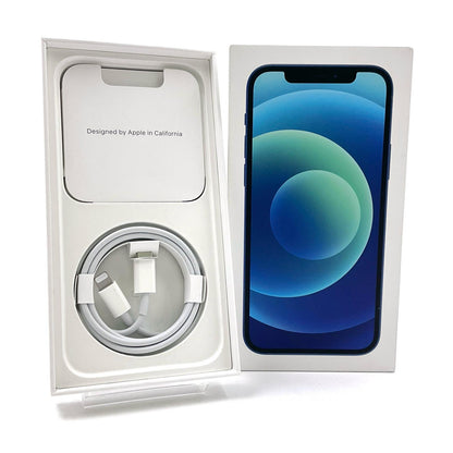 【全額返金保証】【最速発送】Apple iPhone iPhone 12 128GB ブルー docomo 白ロム 美品 動作確認済 88%