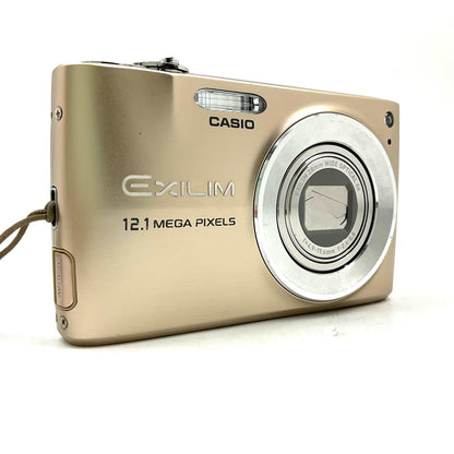 【全額返金保証】【最速発送】CASIO コンパクトデジタルカメラ EXILIM ZOOM EX-Z400 [ゴールド] 動作確認済