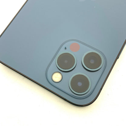 【全額返金保証】【最速発送】Apple iPhone iPhone 12 Pro 128GB パシフィックブルー Softbank 白ロム 動作確認済 80%