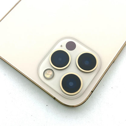 【全額返金保証】【最速発送】Apple iPhone iPhone 12 Pro 128GB ゴールド docomo SIMフリー 白ロム 動作確認済 77%