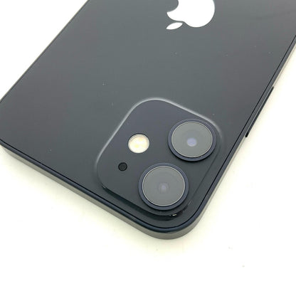 【全額返金保証】【最速発送】Apple iPhone iPhone 12 mini 128GB ブラック au SIMフリー 白ロム 美品 動作確認済 85%