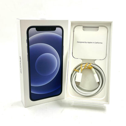 【全額返金保証】【最速発送】Apple iPhone iPhone 12 mini 128GB ブラック au SIMフリー 白ロム 美品 動作確認済 85%