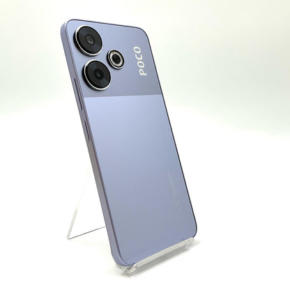 【全額返金保証】【最速発送】Xiaomi Xiaomi POCO M6 128GB Purple SIMフリー 2404APC5FG 白ロム 超美品 動作確認済