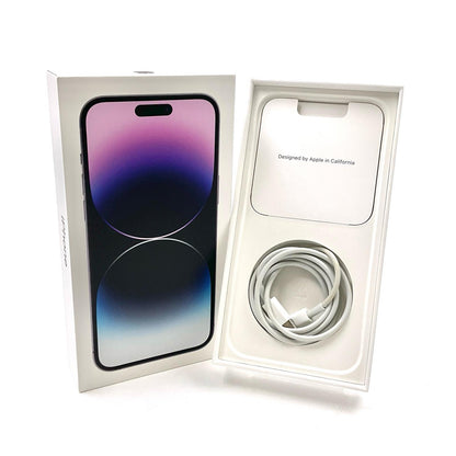 【全額返金保証】【最速発送】Apple iPhone iPhone 14 Pro Max 256GB ディープパープル docomo SIMフリー 動作確認済 83%