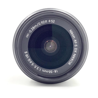 【全額返金保証】【最速発送】Nikon AF-S DX NIKKOR 18-55mm f/3.5-5.6G VR II 動作確認済