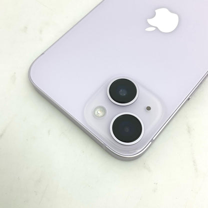 【全額返金保証】【最速発送】Apple iPhone iPhone 14 256GB パープル SIMフリー 白ロム 美品 動作確認済 94%