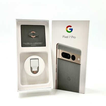 【全額返金保証】【最速発送】Google Pixel 7　Pro 128GB ヘーゼル SIMフリー GFE4J 白ロム 美品 動作確認済