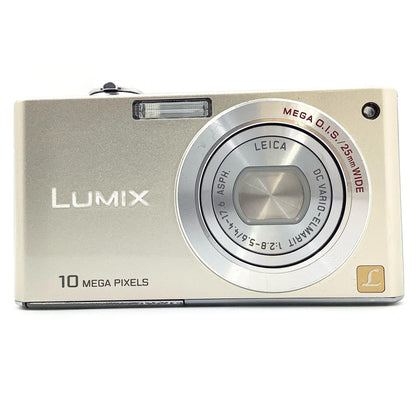 【全額返金保証】【最速発送】Panasonic コンパクトデジタルカメラ LUMIX DMC-FX35 [ゴールド] 動作確認済